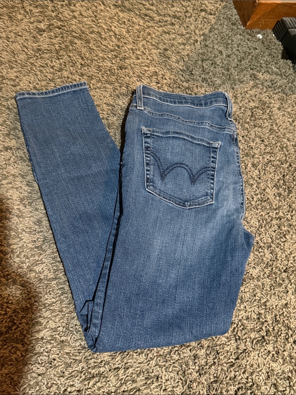 Edwin Pixie Women's Skinny Jeans in Medium Blue Wash